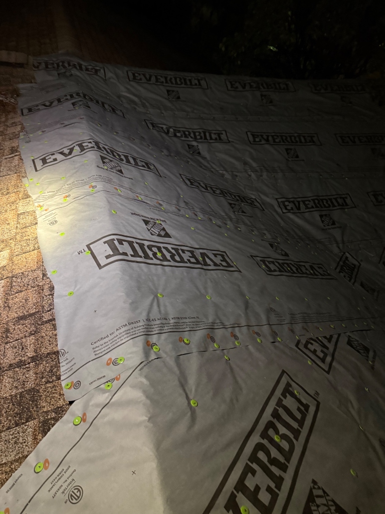 Same-Night Flashlight Roof Patch Uploaded by Vendor